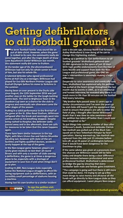TheNonLeague Magazine Ekran Görüntüleri