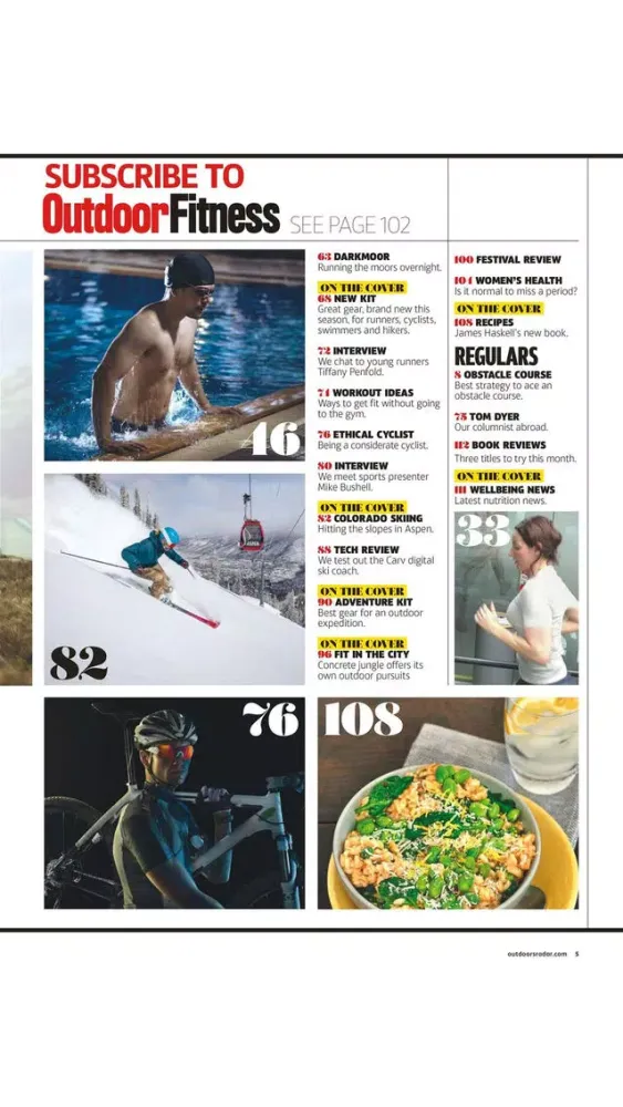 Outdoor Fitness Mag Screenshots