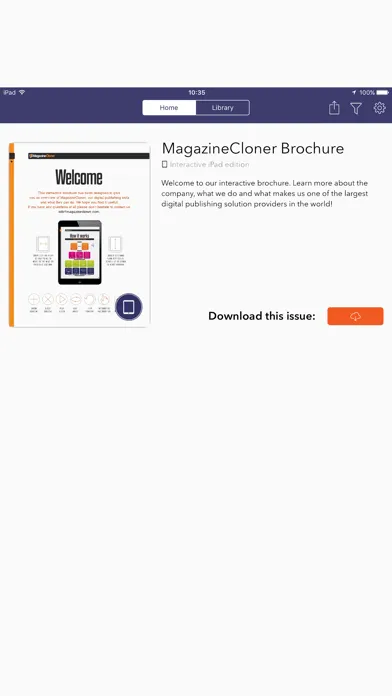 Capturas de tela do MagazineCloner Proofing App