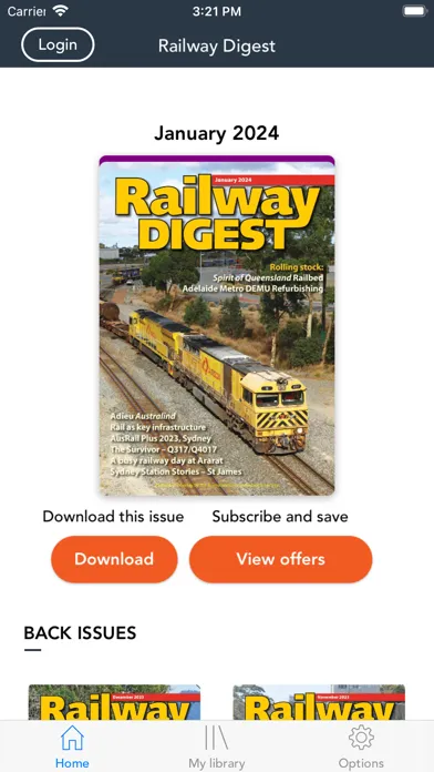 Captures d'écran de Railway Digest Magazine