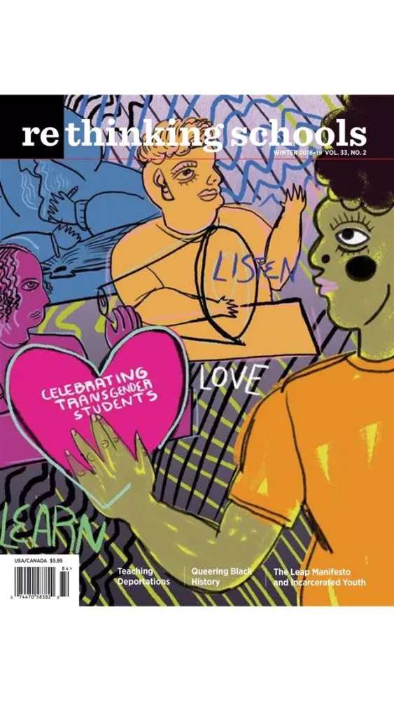 Capturas de pantalla de Rethinking Schools Magazine