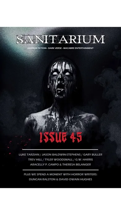 تصاویر Sanitarium Magazine: Horror Fiction, Dark verse and Macabre Entertainment
