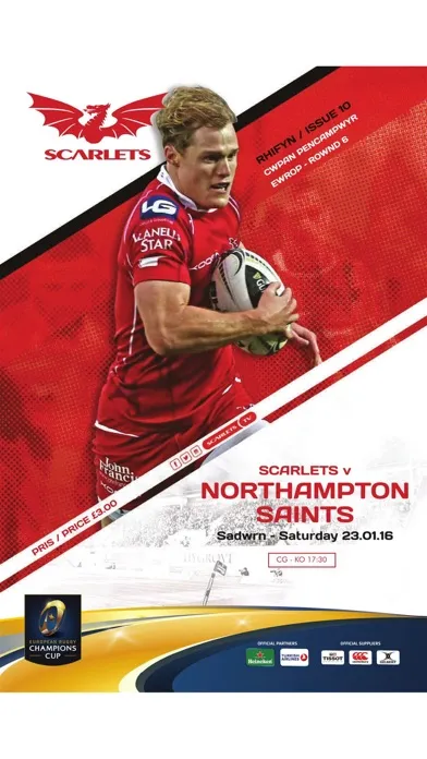 Скриншоты Scarlets Official Matchday