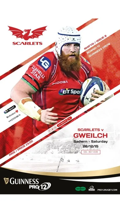 Скриншоты Scarlets Official Matchday