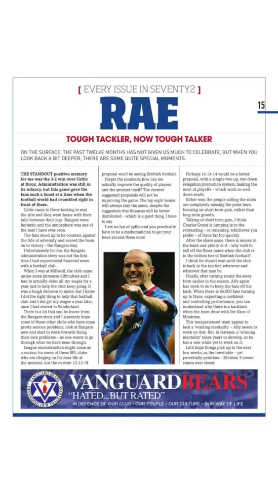 Tangkapan skrin Seventy2 Magazine – The Glasgow Rangers Retro Magazine