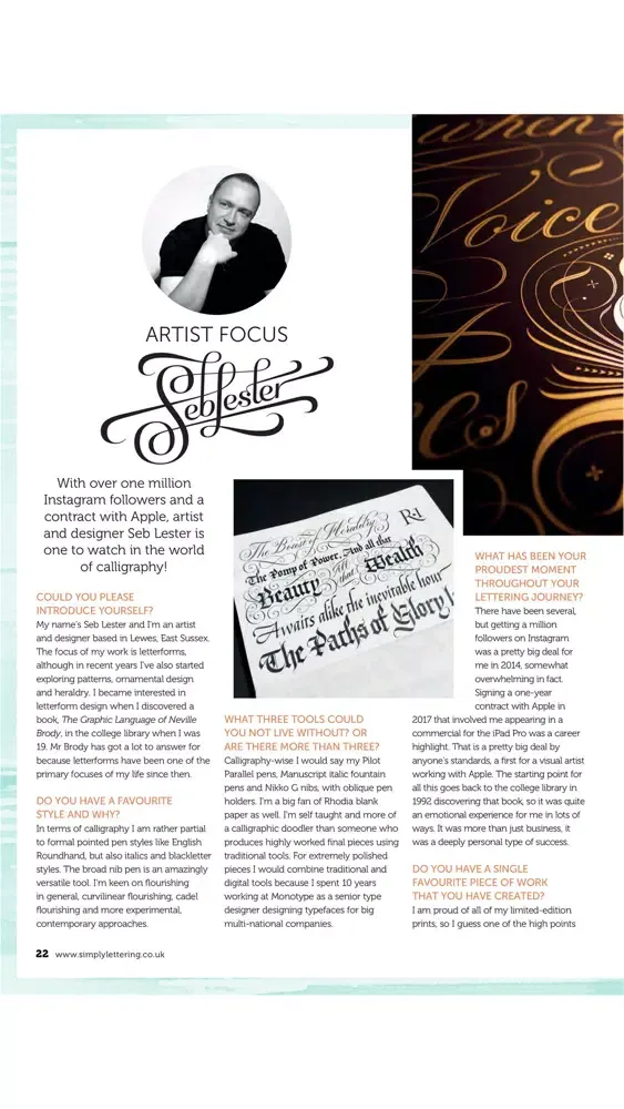 Simply Lettering سکرین شاٹس