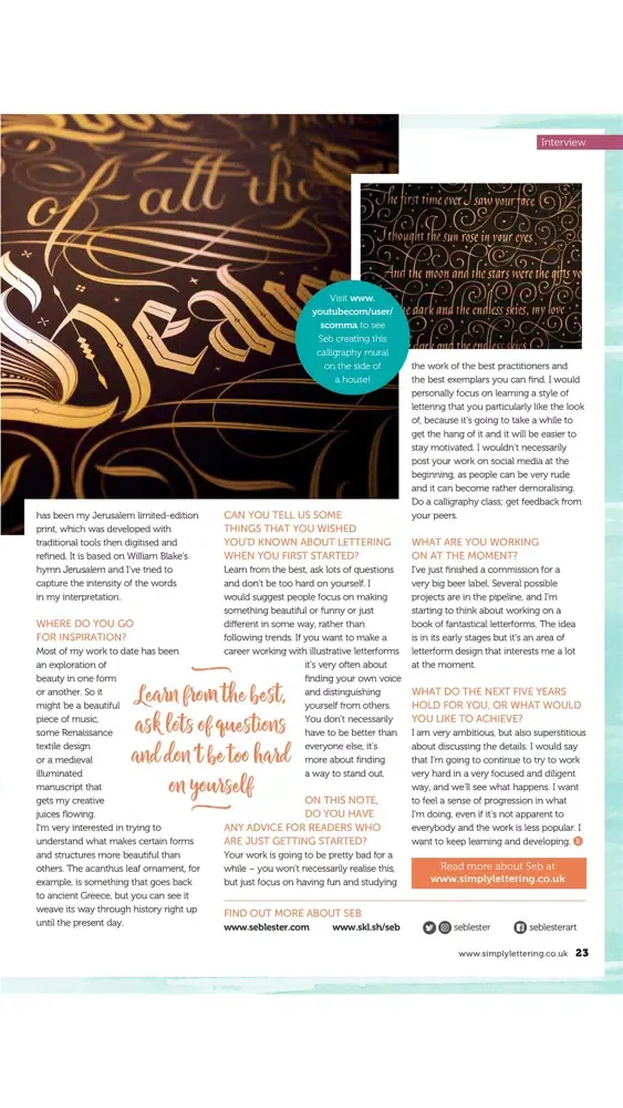 Simply Lettering سکرین شاٹس