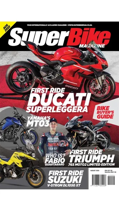 ภาพหน้าจอของ Superbike Magazine SA