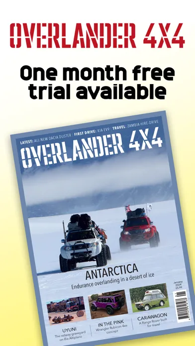 Capturas de tela do Overlander 4x4