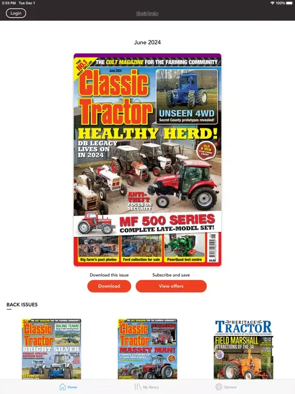Tractor & Machinery iPad  Screenshots
