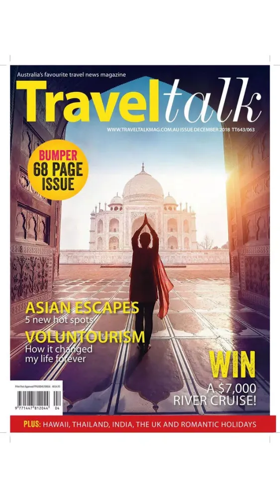 Ảnh chụp màn hình của Traveltalk Magazine