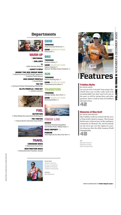 Triathlon Magazine Canada Screenshots
