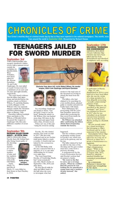 True Crime Magazine应用截图
