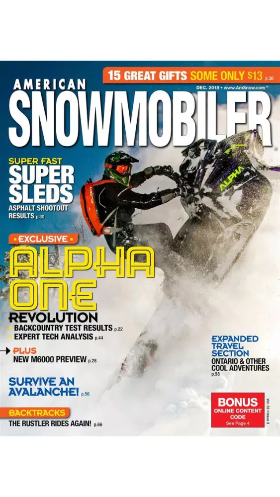 Tangkapan skrin American Snowmobiler