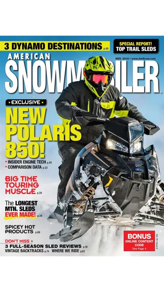 Tangkapan skrin American Snowmobiler