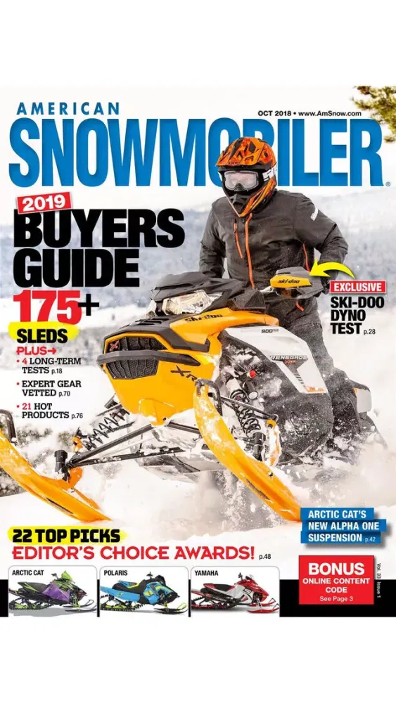 Tangkapan skrin American Snowmobiler