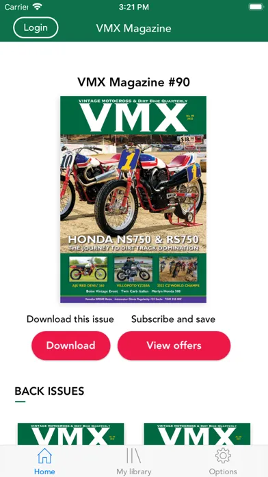 Zrzuty ekranu VMX Magazine – Quarterly