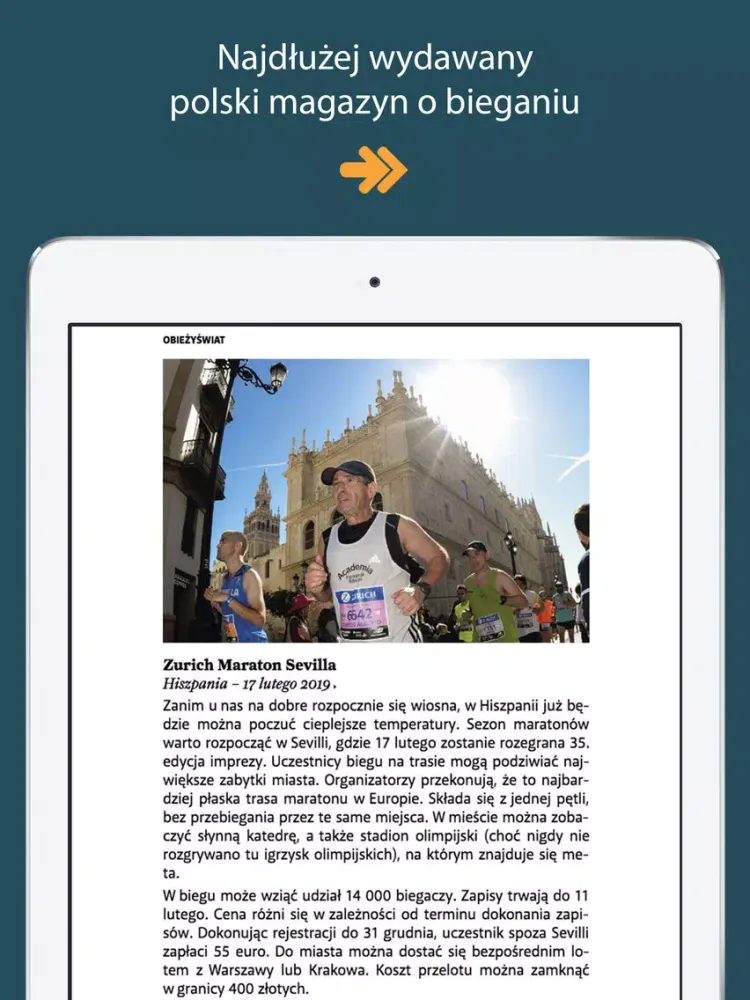 Capturas de pantalla de Magazyn Bieganie iPad 