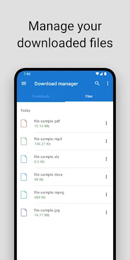 Download manager Screenshots