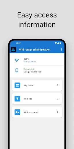 Screenshot di Wifi router administration
