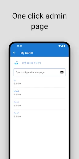 Screenshot di Wifi router administration