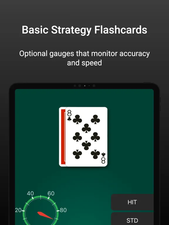 Blackjack - Flashcard Drills iPad  Screenshots