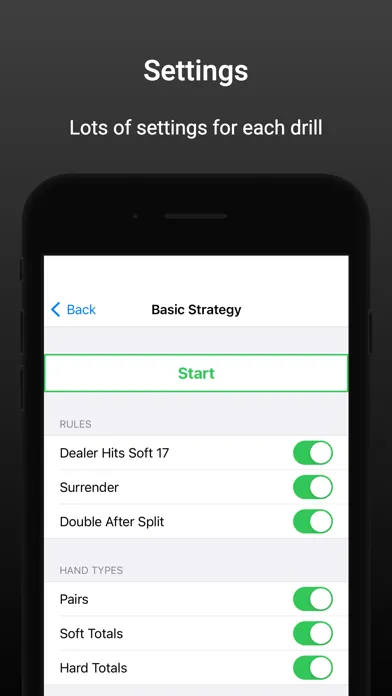 Blackjack - Flashcard Drills Screenshots