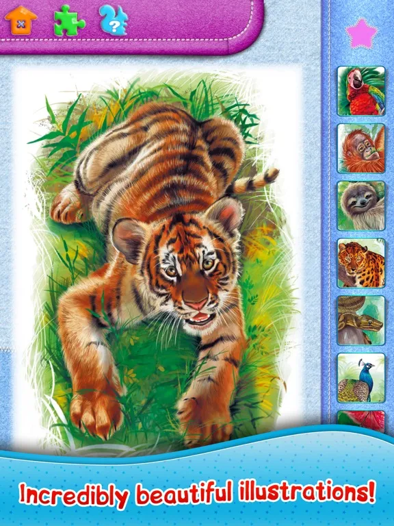 Animals words for kids! Rhymes iPad 应用截图