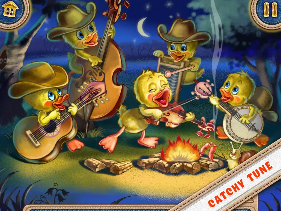 Captures d'écran de Five Ducklings! Educational song with fun animations and a karaoke feature! iPad 