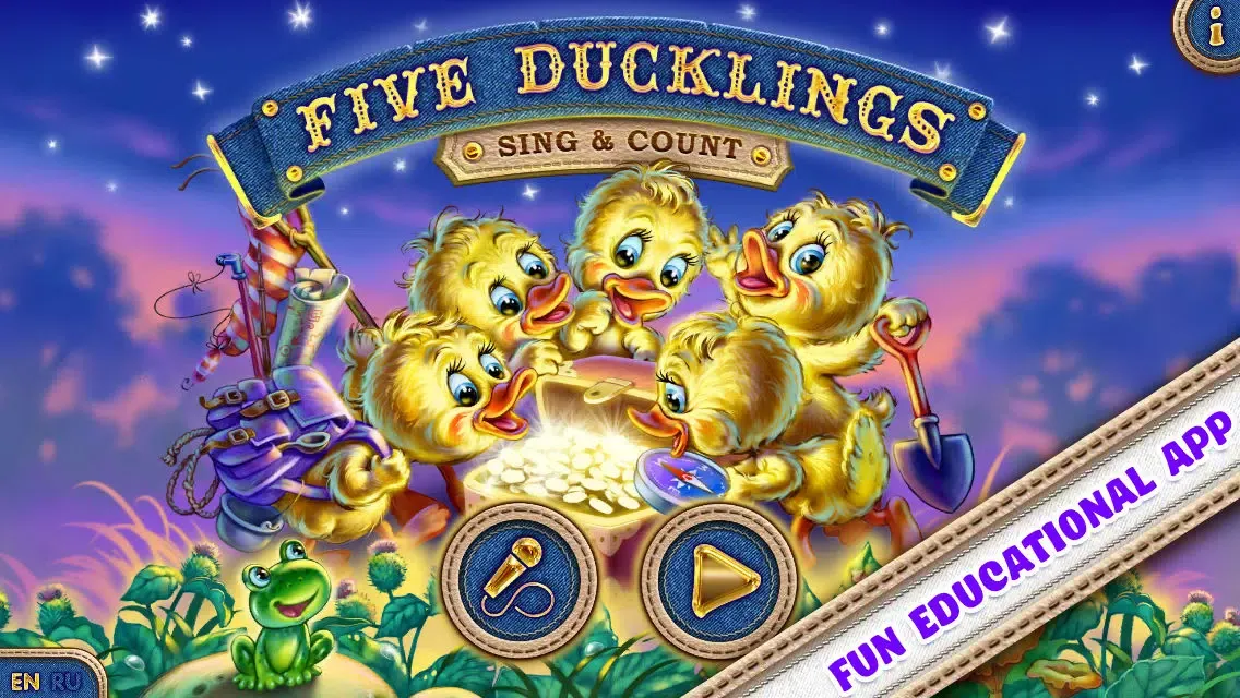 Captures d'écran de Five Ducklings! Educational song with fun animations and a karaoke feature!