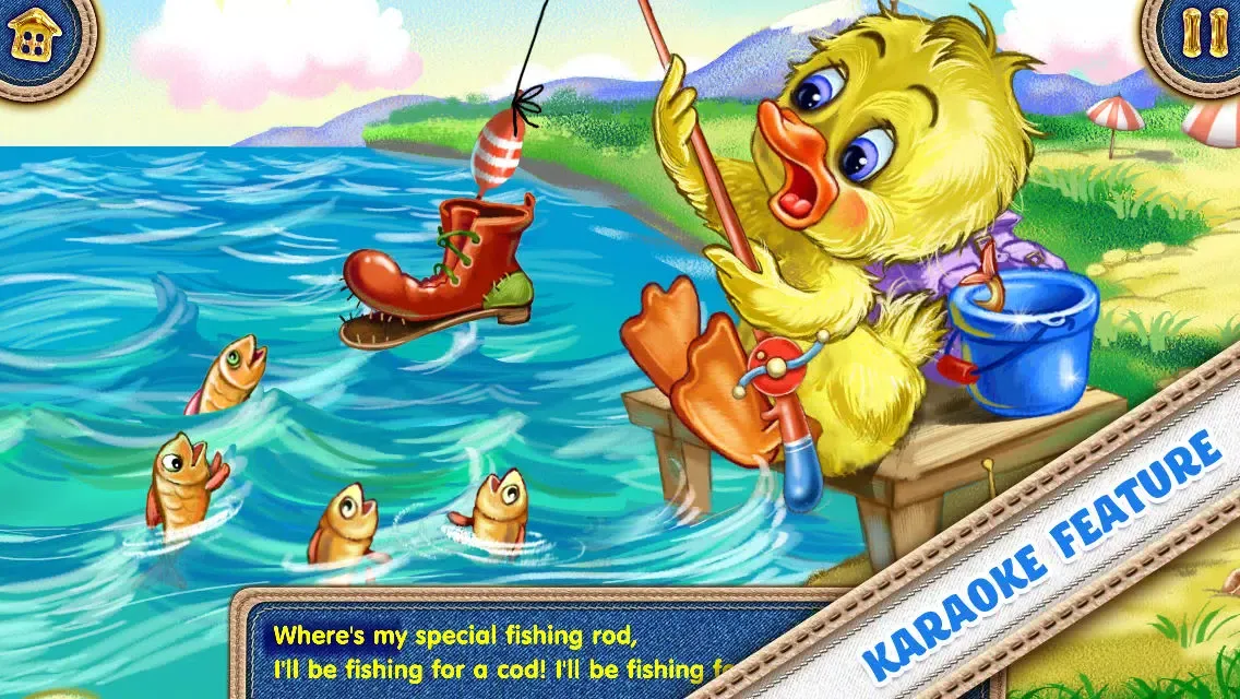 Captures d'écran de Five Ducklings! Educational song with fun animations and a karaoke feature!