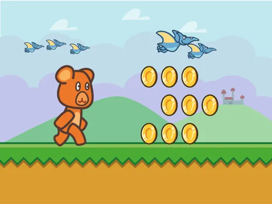 Super Bear Toon:Dinos World iPad  Screenshots
