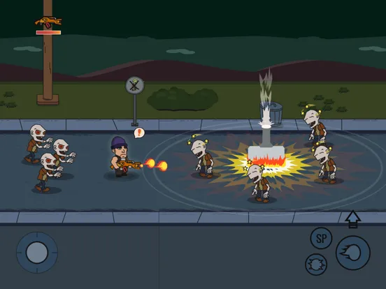 Tangkapan skrin Hero Zombies War iPad 