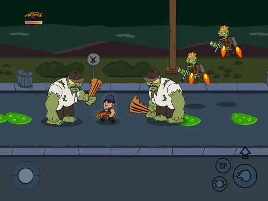 Tangkapan skrin Hero Zombies War iPad 