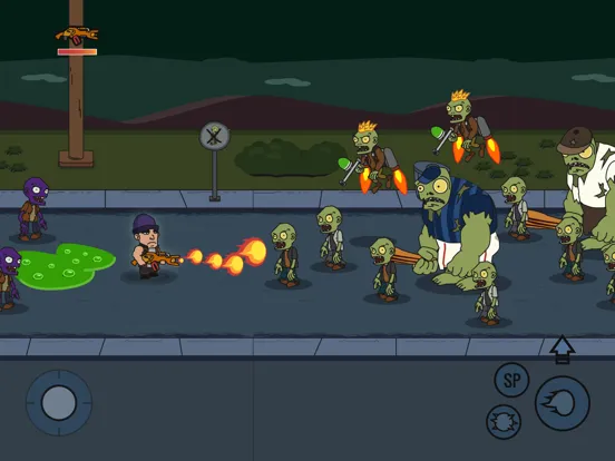 Tangkapan skrin Hero Zombies War iPad 