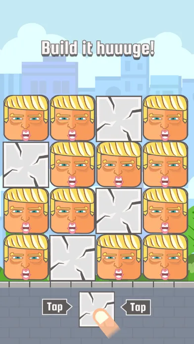 Trump's Face Wall - Build Donald Trumps Wall Games Screenshots