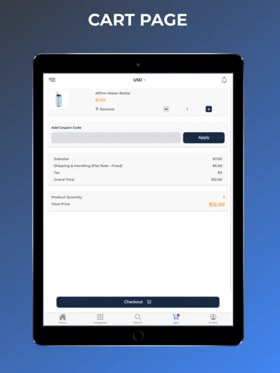 Screenshot di Mobile App For Magento 2 iPad 
