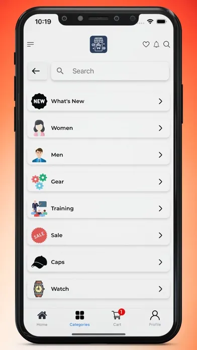 Screenshot di Mobile App For Magento 2