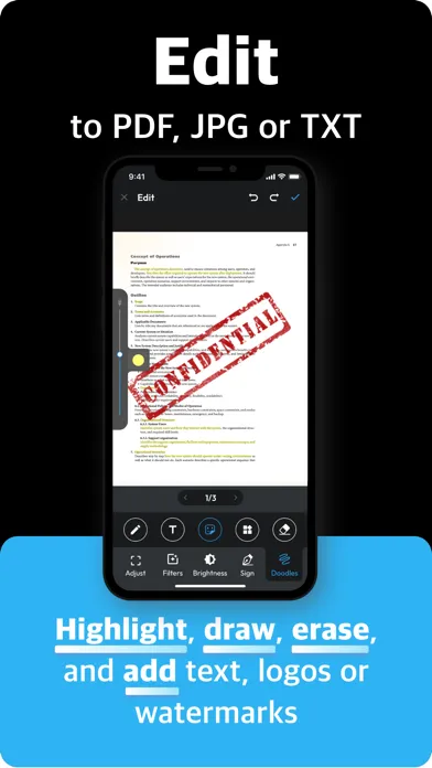 Ảnh chụp màn hình của ScanNow - Convert Pics to PDF