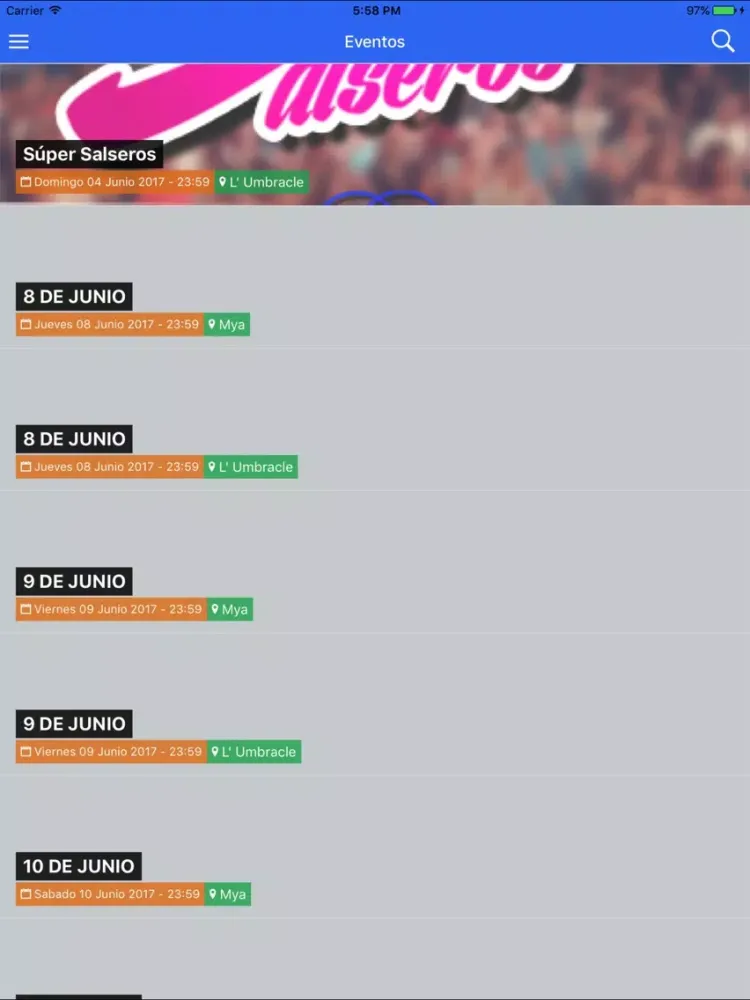 Capturas de tela do SMD VIP iPad 