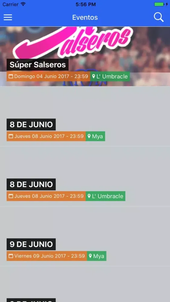 Capturas de tela do SMD VIP