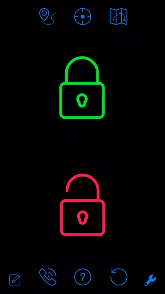 Tangkapan layar EMA Alarm