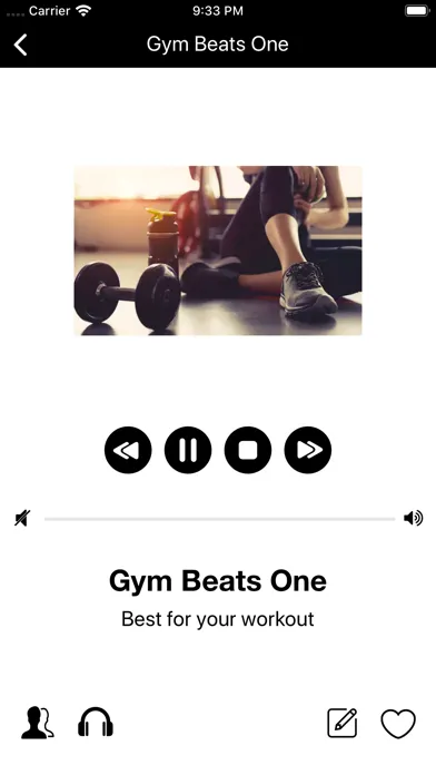 Tangkapan layar Fitness Beats