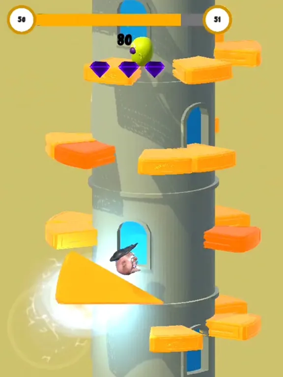 Windmill Jump 3D - Don Quixote iPad  스크린샷