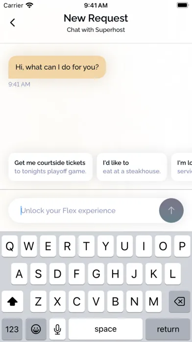 Screenshot di Flex Concierge