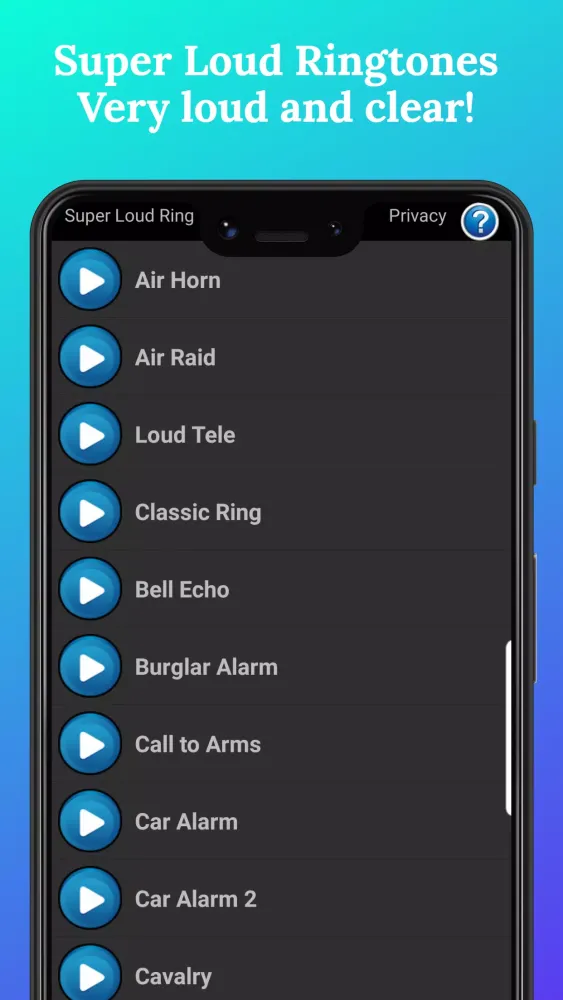 Super Loud Ringtones Screenshots