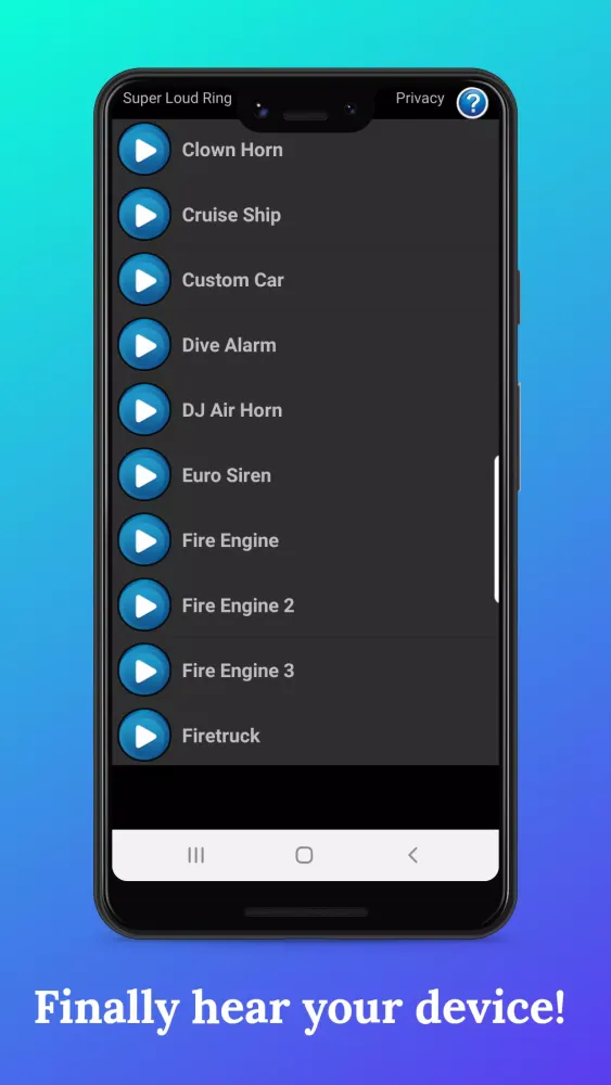 Super Loud Ringtones Screenshots