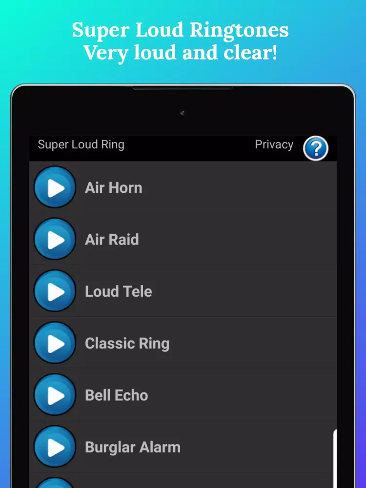 Super Loud Ringtones Screenshots