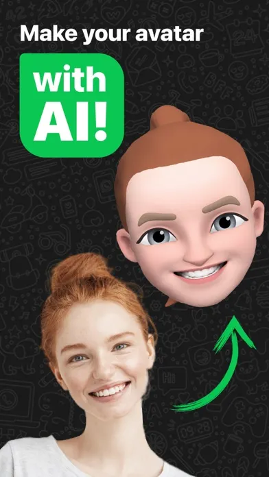 ภาพหน้าจอของ Avatar Maker: AI Face Stickers