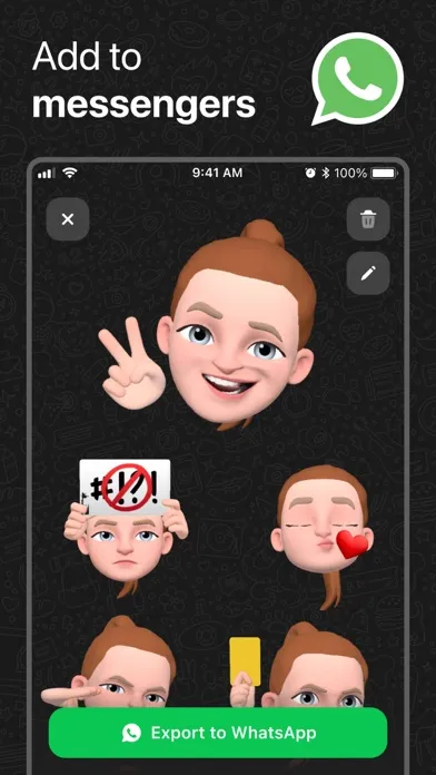ภาพหน้าจอของ Avatar Maker: AI Face Stickers
